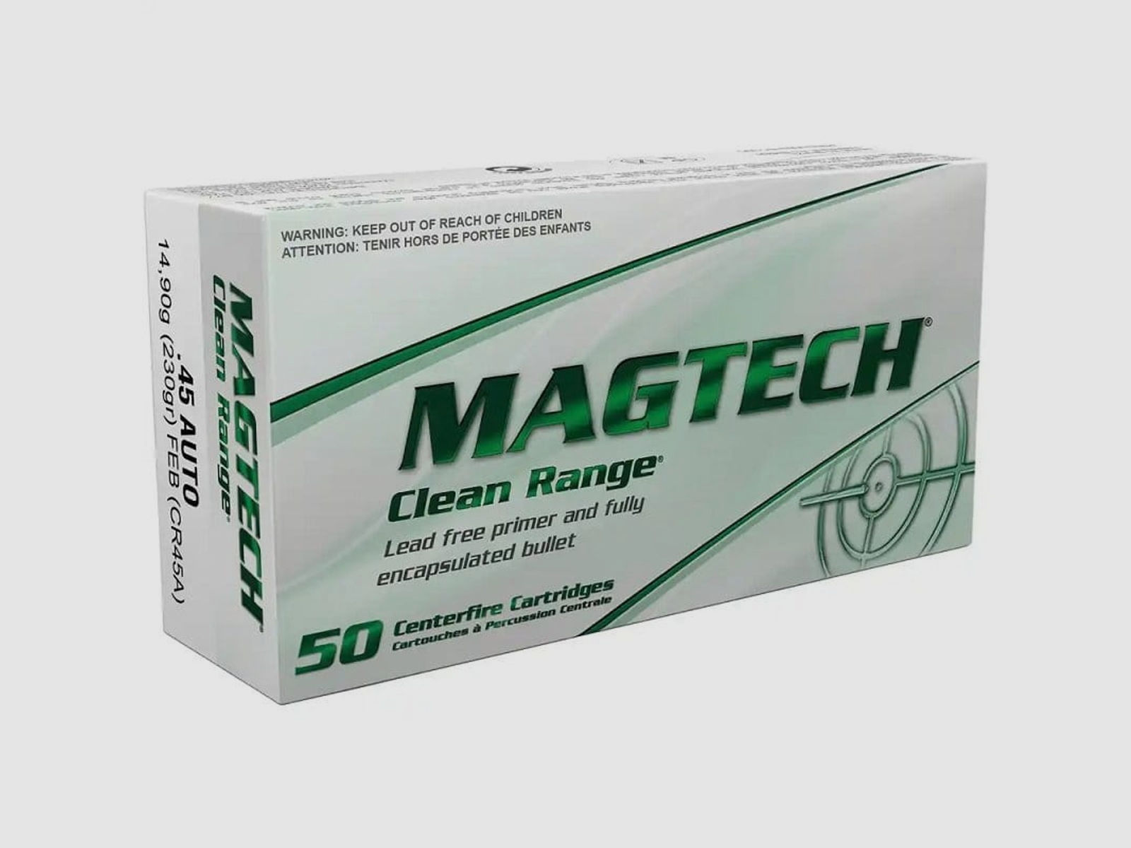 Magtech .45Auto FEB Vollmantel 230gr. CR45A Clean Range