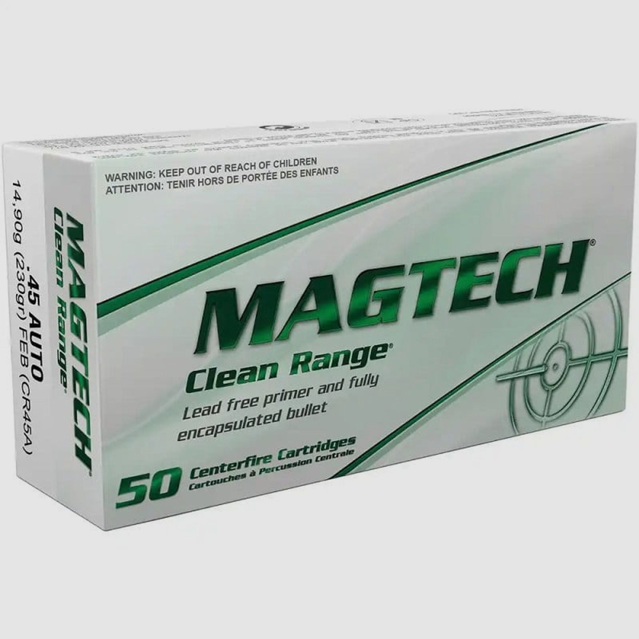 Magtech .45Auto FEB Vollmantel 230gr. CR45A Clean Range