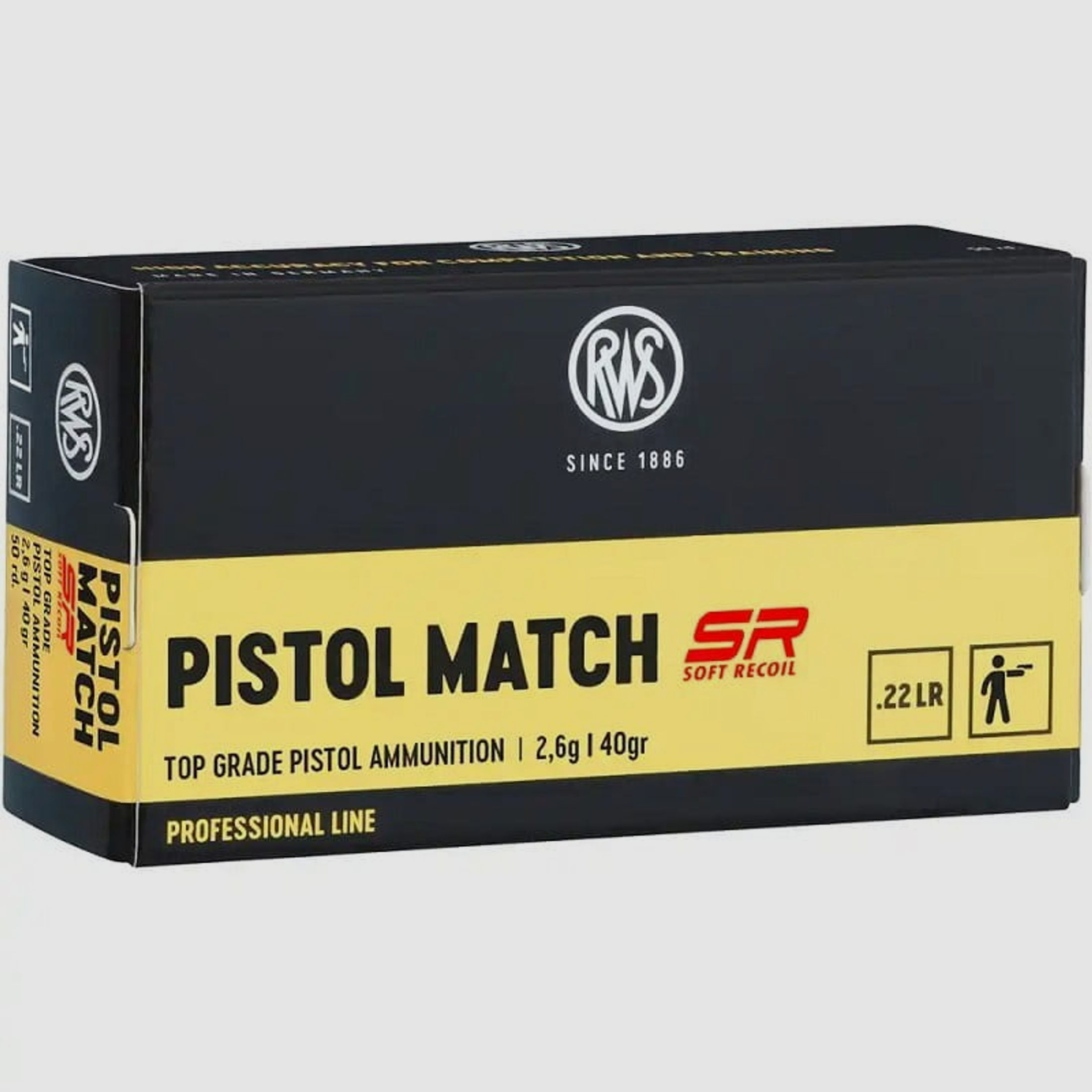 RWS .22lfb Pistol Match SR 2,6g