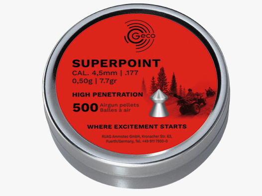 Geco Superpoint Diabolo 4,5 mm 0,50G 500er