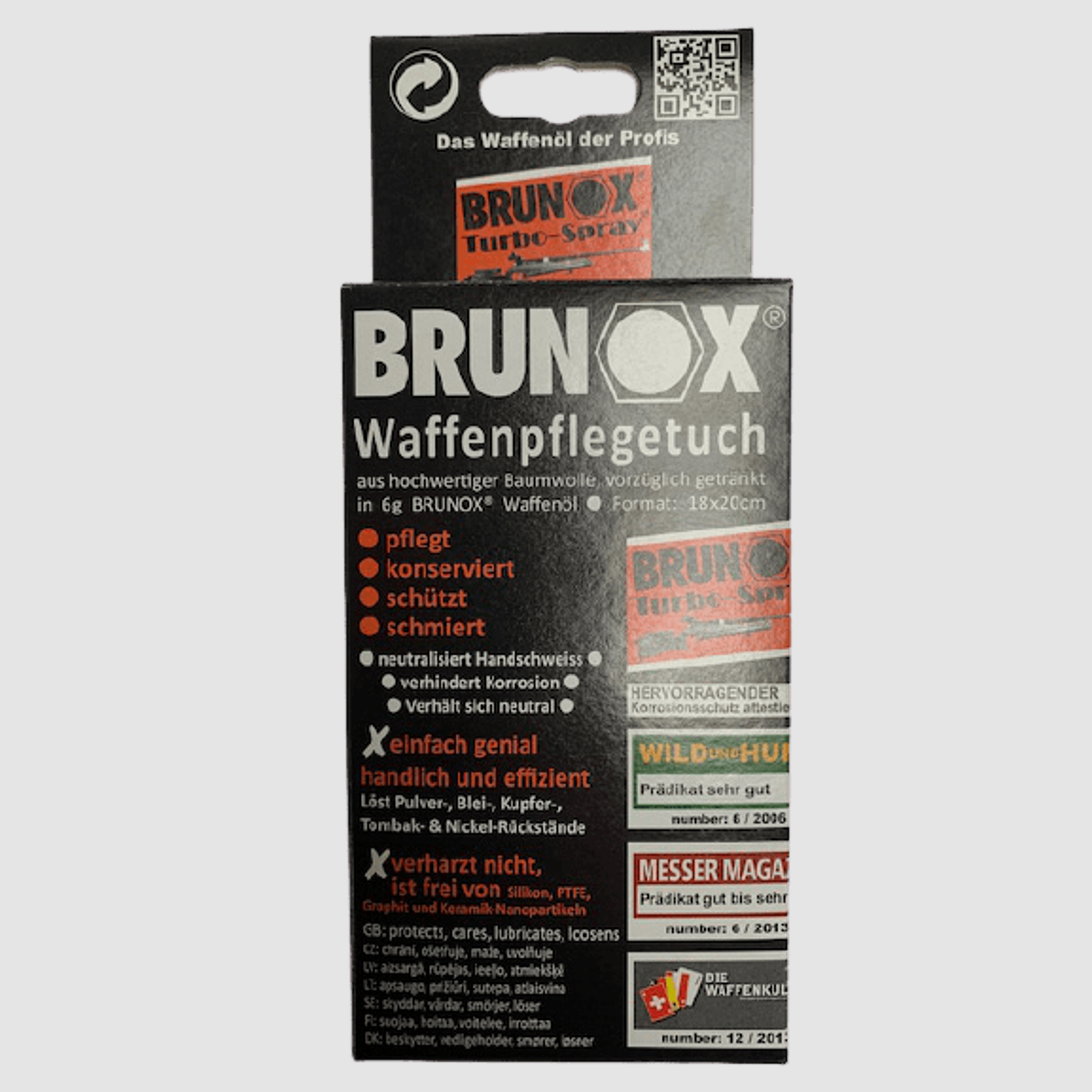 Brunox Baumwollwaffenpflegetuch - Set
