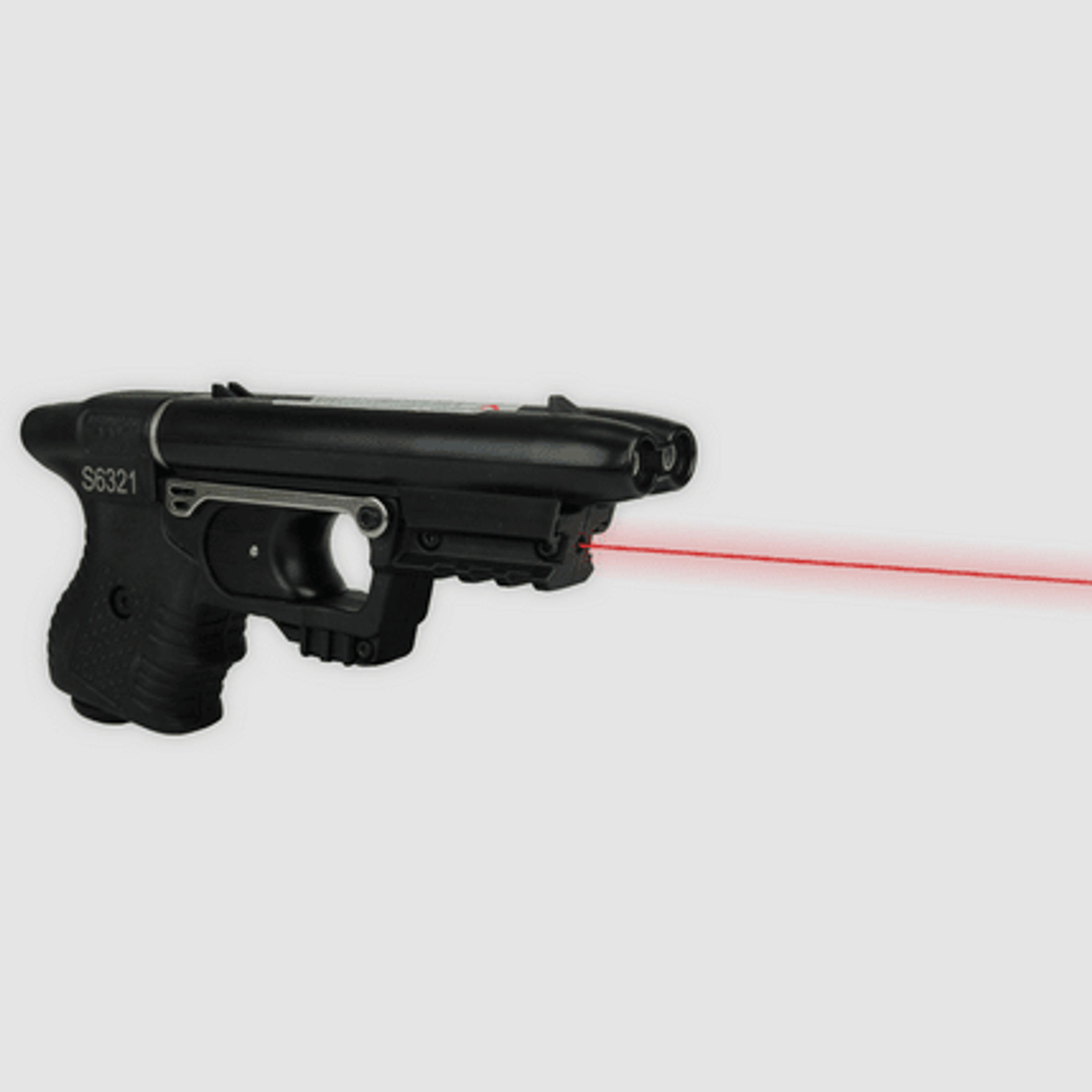 Pfefferspray Pistole Jet Protector JPX mit integrieter Lasereinheit