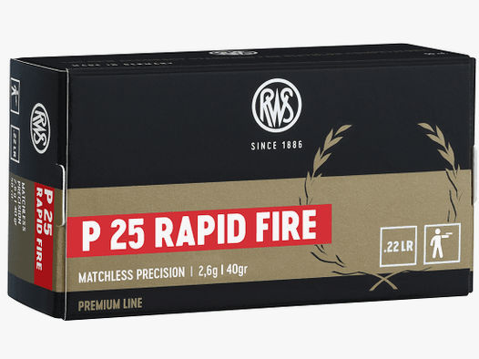 RWS.22 LR P25 RAPID FIRE 2,6g