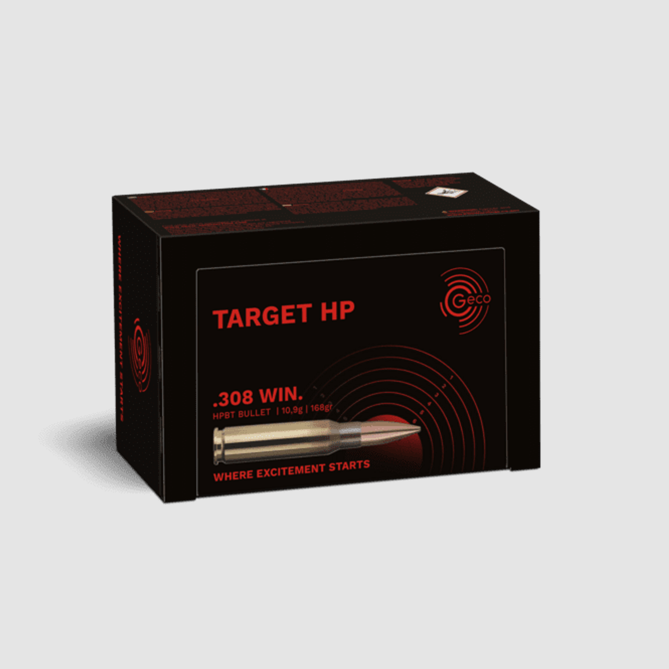 Geco .308 Win. Target HP 10,9 g / 168 gr. - 50 Stk.