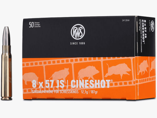 RWS Cineshot 8x57 IS 187 Gr. - 50 Stk.