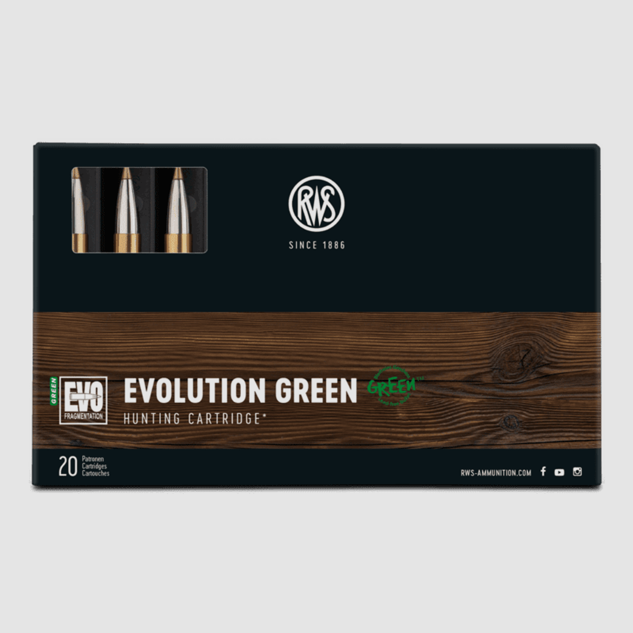 RWS 7x64 Evolution Green 127gr. -20Stk