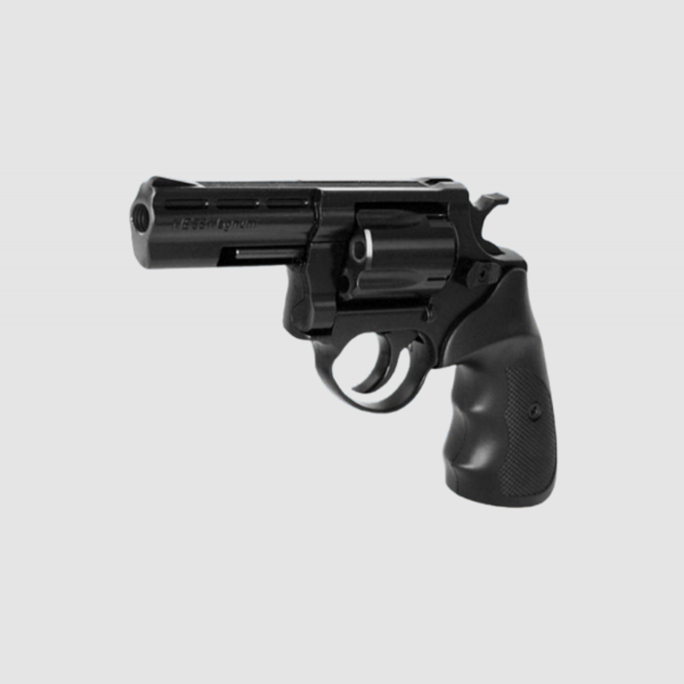 ME 38 Magnum, Kal. .380 / 9 mm R Knall, schwarz brüniert