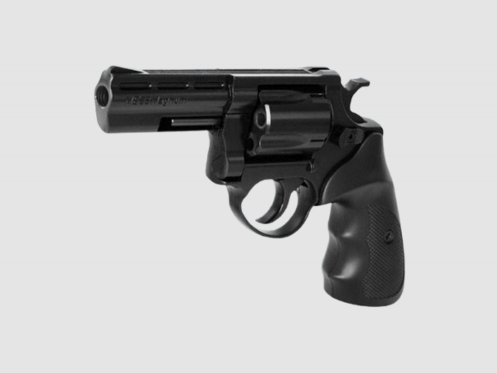 ME 38 Magnum, Kal. .380 / 9 mm R Knall, schwarz brüniert