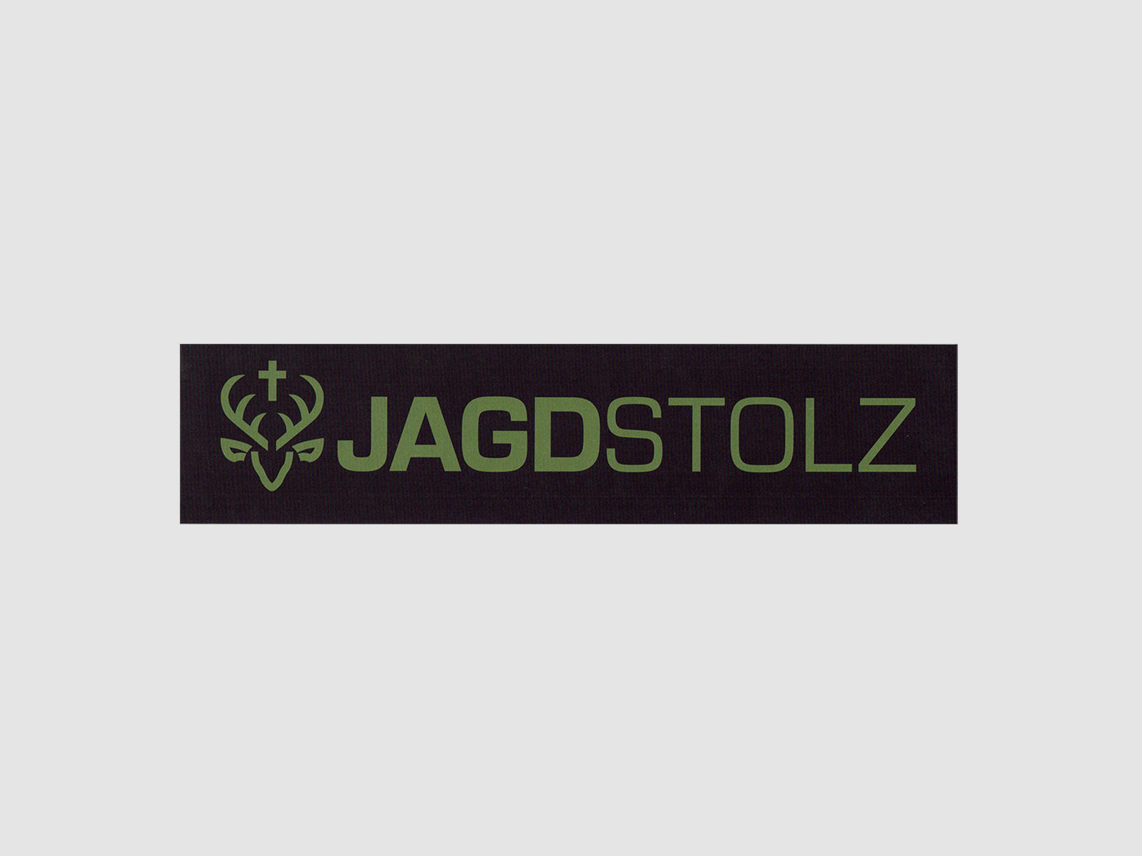 Jagdstolz Bumper Sticker Logo Oliv