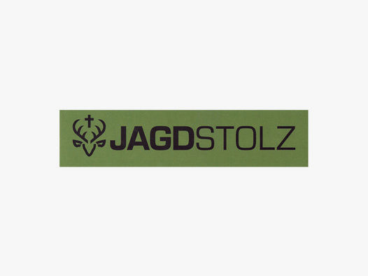 Jagdstolz Bumper Sticker Logo Schwarz