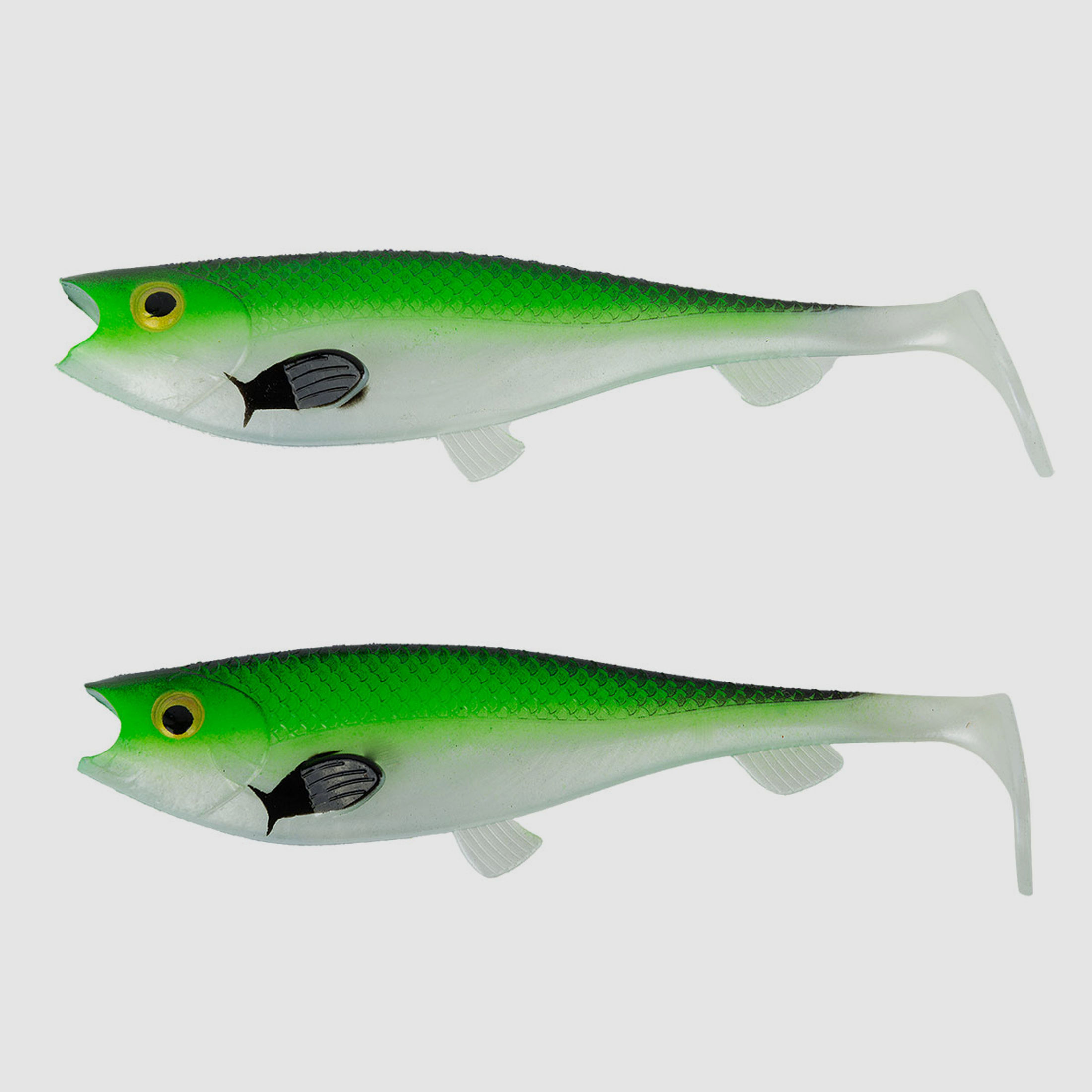 FISCH & FANG Edition: Shad INVDR Silver Chartreuse 14 cm