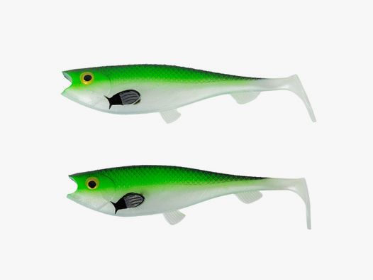 FISCH & FANG Edition: Shad INVDR Silver Chartreuse 14 cm