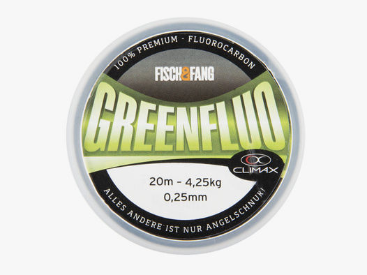 FISCH & FANG Edition: GreenFluo Schnur 20 m (0,25 mm)