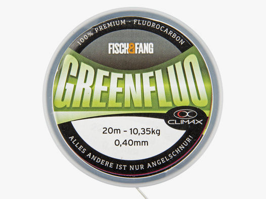 FISCH & FANG Edition: GreenFluo Schnur 20 m (0,40 mm)