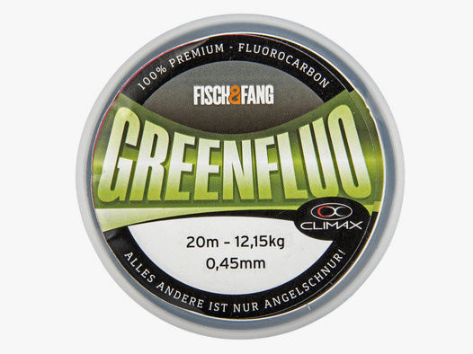 FISCH & FANG Edition: GreenFluo Schnur 20 m (0,45 mm)