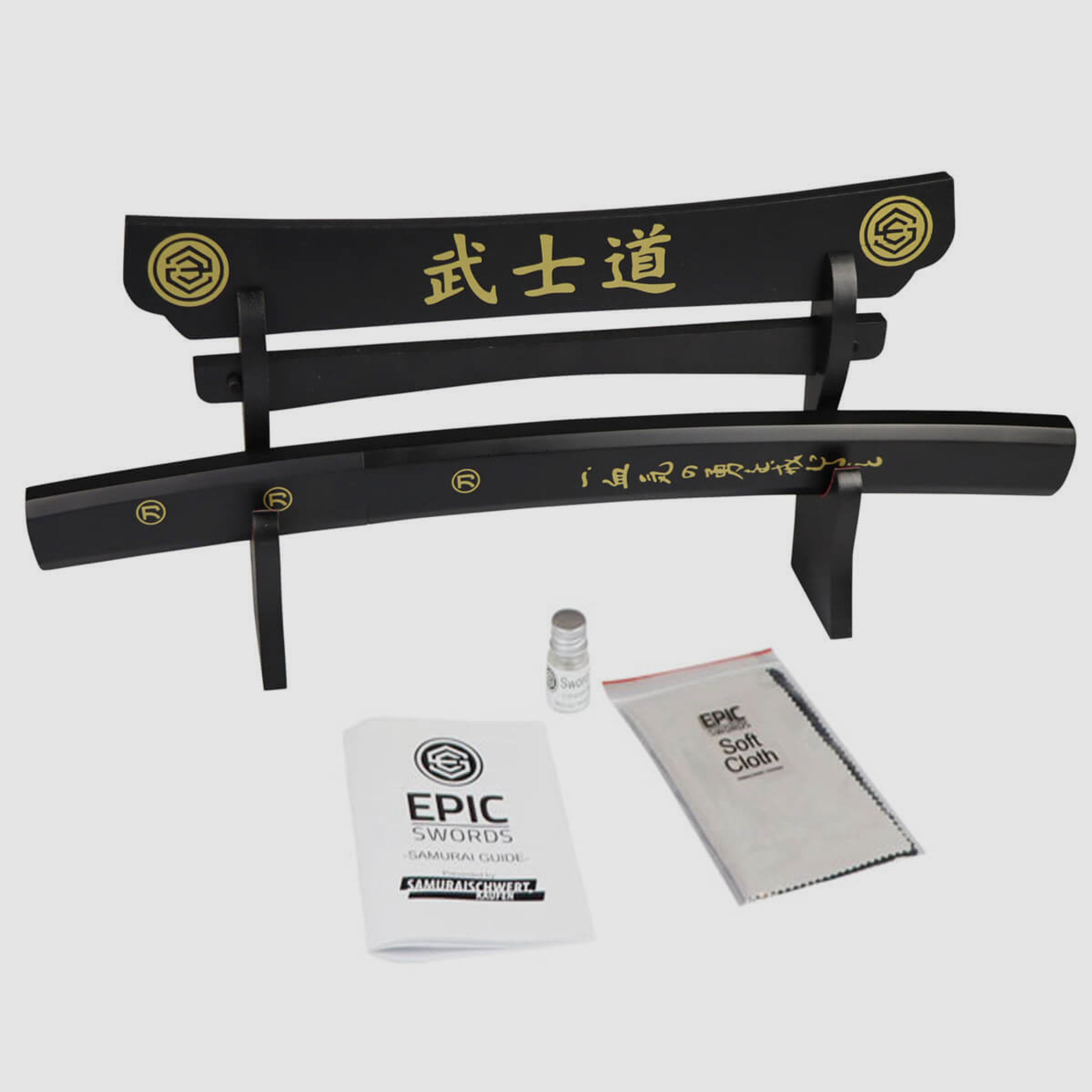 Epic Swords Tanto Black Aikuchi stumpf