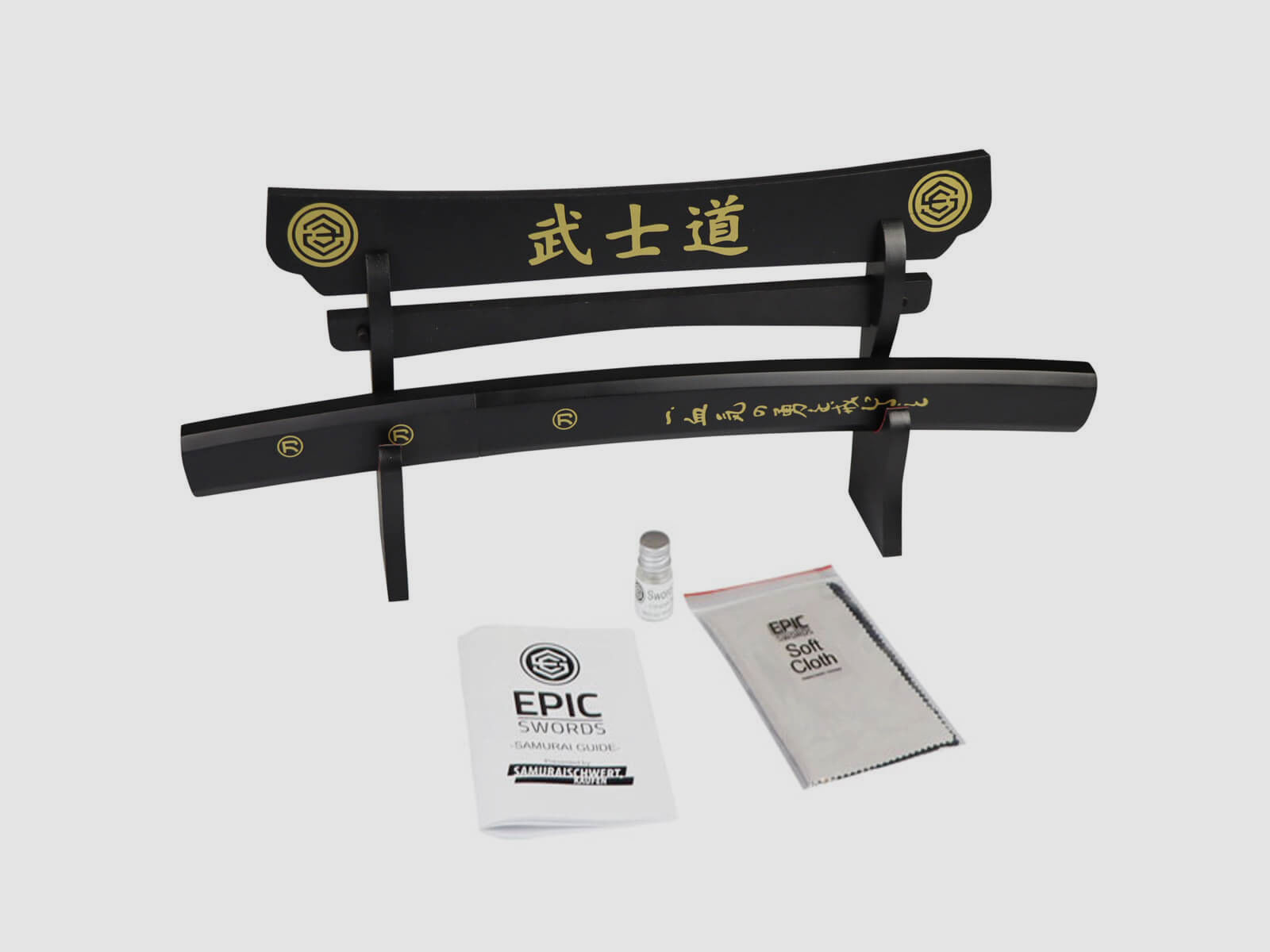 Epic Swords Tanto Black Aikuchi stumpf