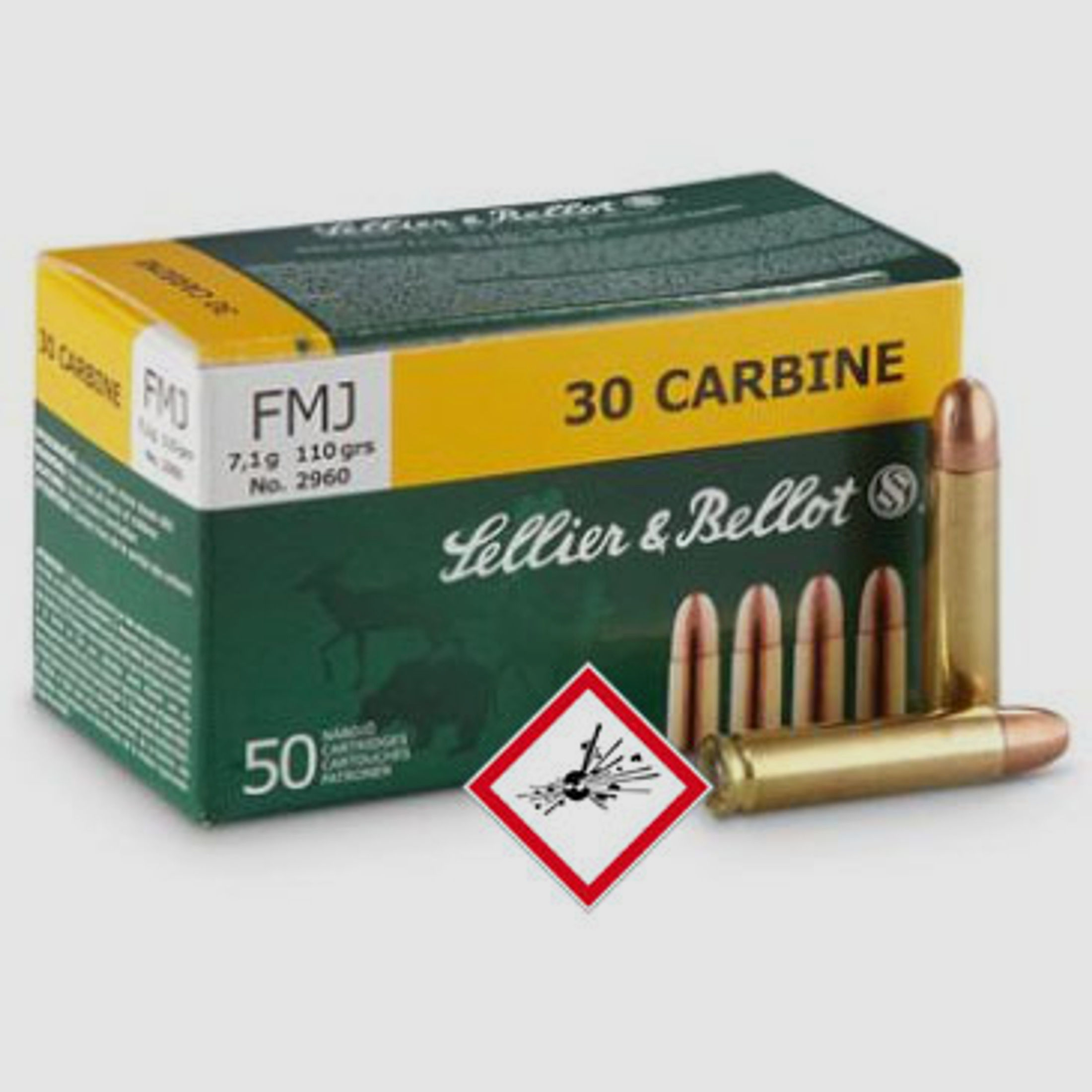 Sellier & Bellot .30 Carbine FMJ 110grs