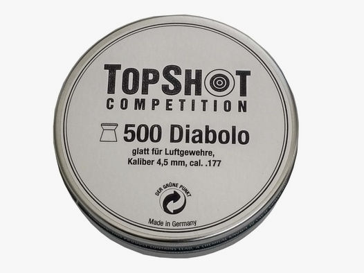 TOPSHOT Diabolo Competition glatt 4,5mm
