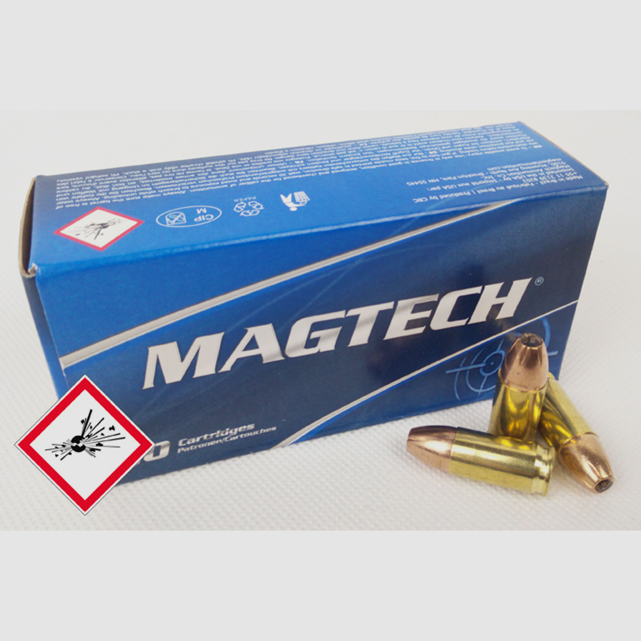 Magtech Pistolenpatrone 9mm Luger JHP 115grs