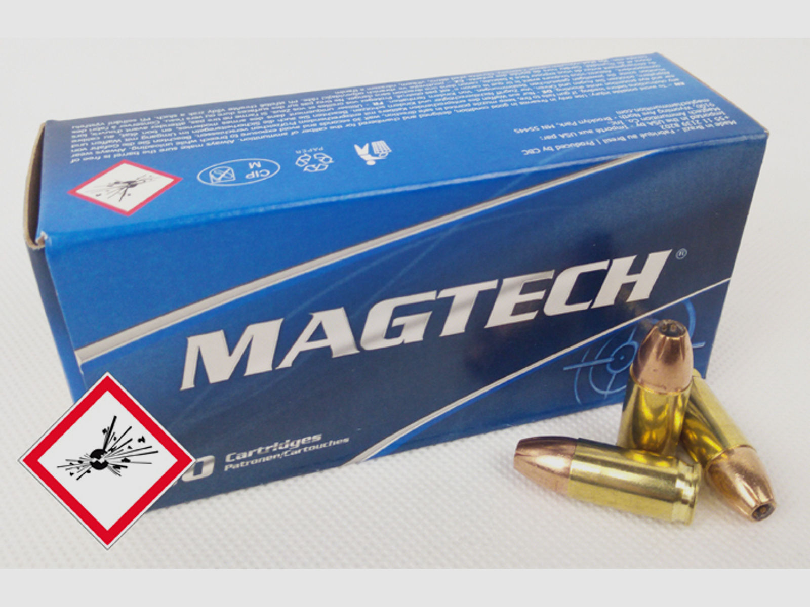 Magtech Pistolenpatrone 9mm Luger JHP 115grs