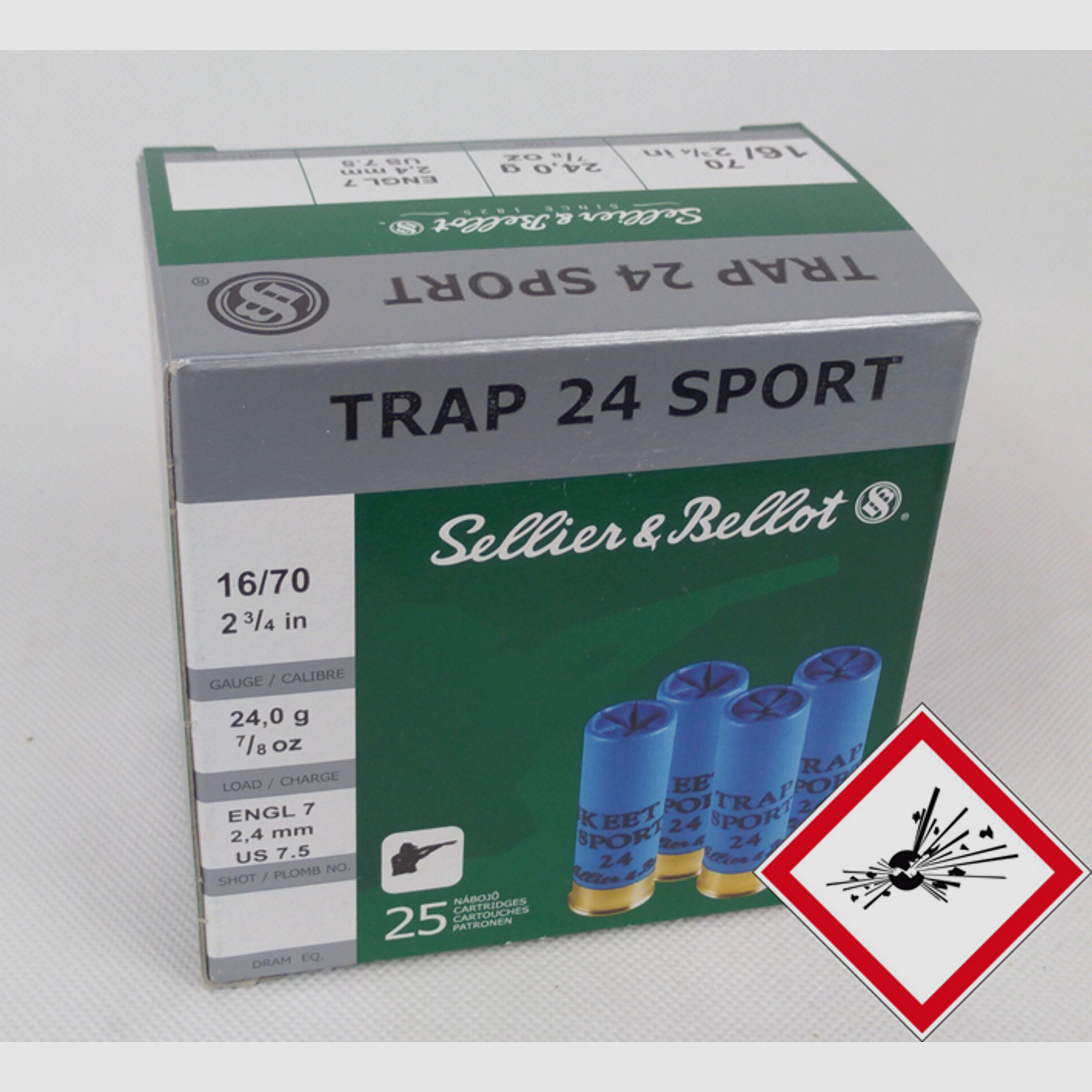 Sellier & Bellot Trap 24 Sport 16/70 2,4mm