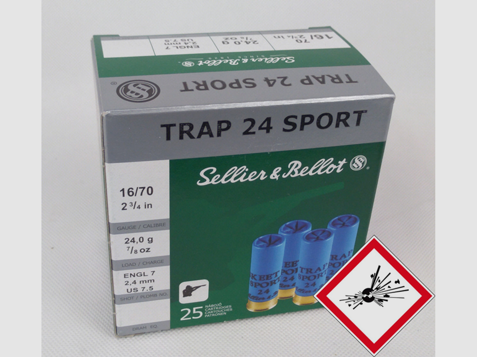 Sellier & Bellot Trap 24 Sport 16/70 2,4mm