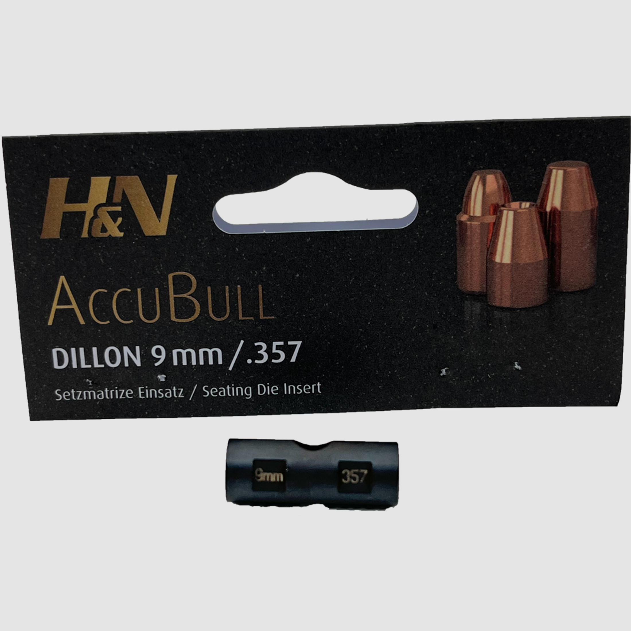 H&N AccuBull Setzstempel 9mm/.357 für Dillon