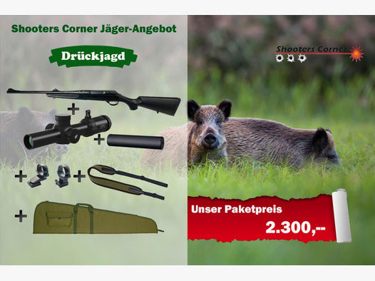 Haenel J10 Pro Jäger-Paket "Drückjagd" Kal. .308 Win