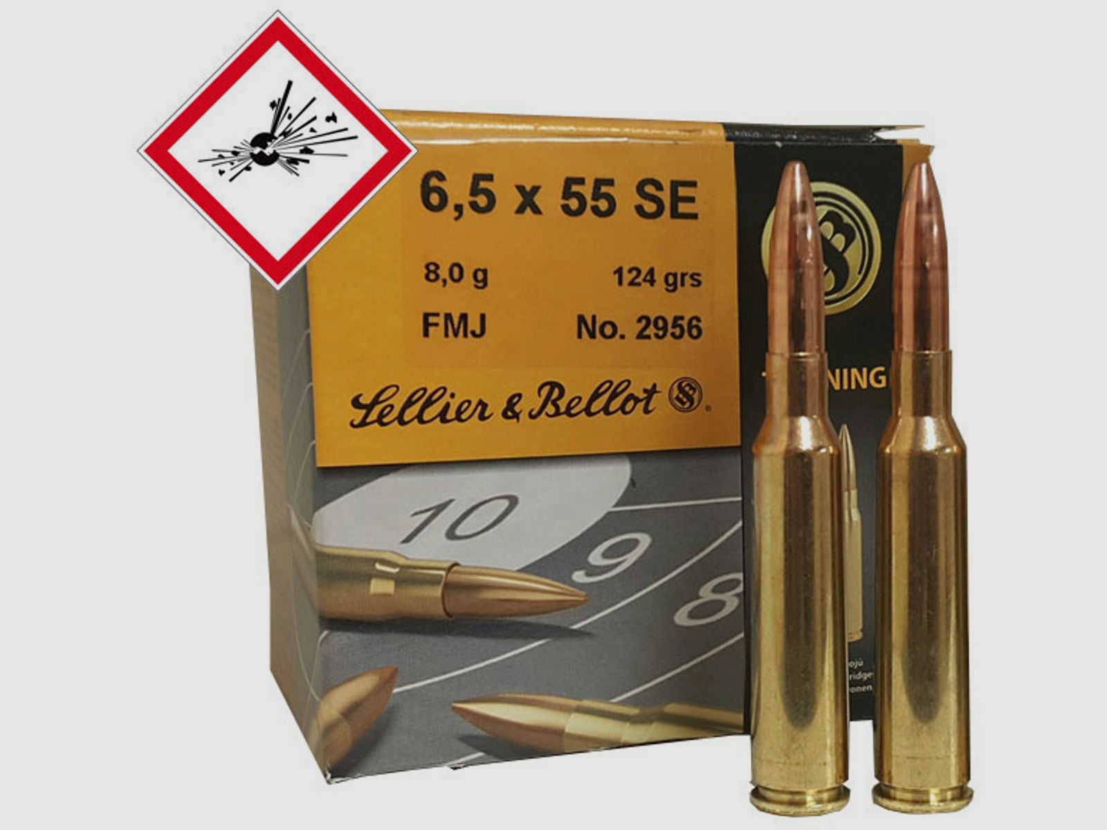 Sellier & Bellot 6,5X55 FMJ 124 grs