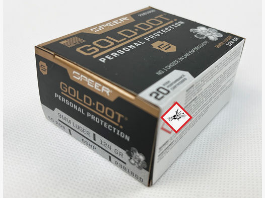 Speer Gold-Dot Personal Protection 9mm Luger
