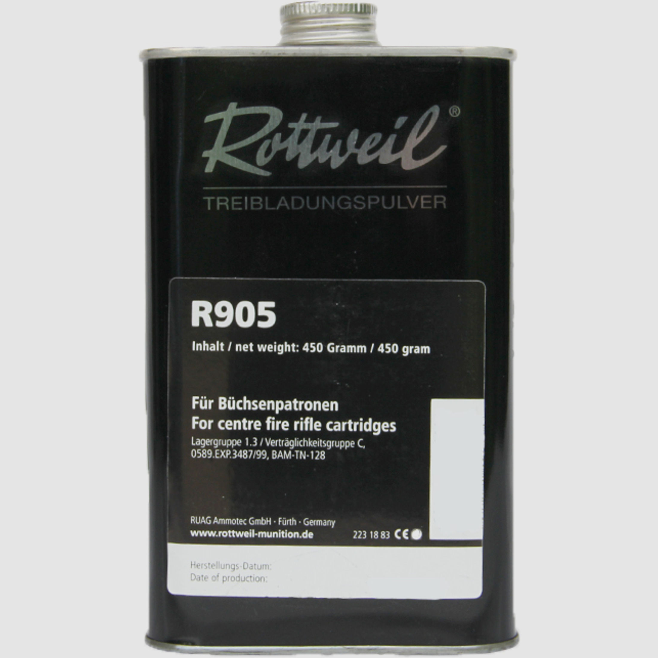 Rottweil NC-Pulver R905 Dose 450g