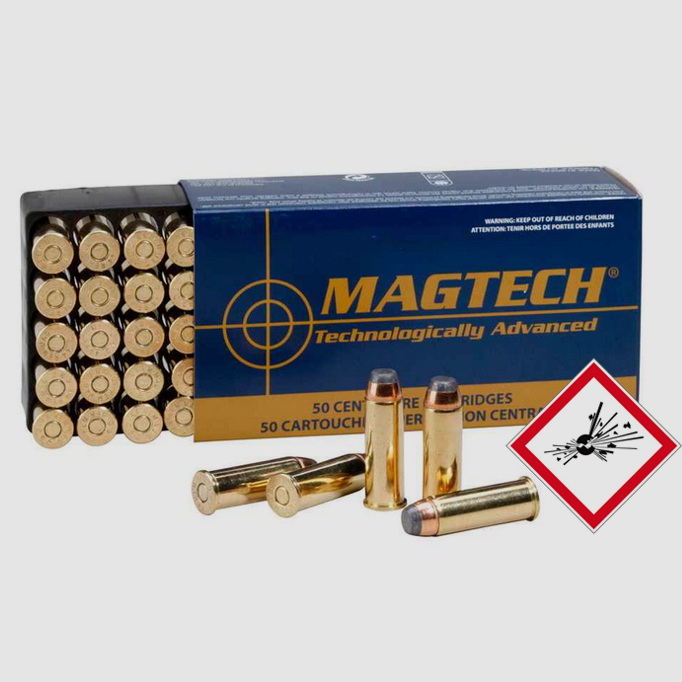 Magtech Revolverpatrone .44 Mag. SJSP 240grs