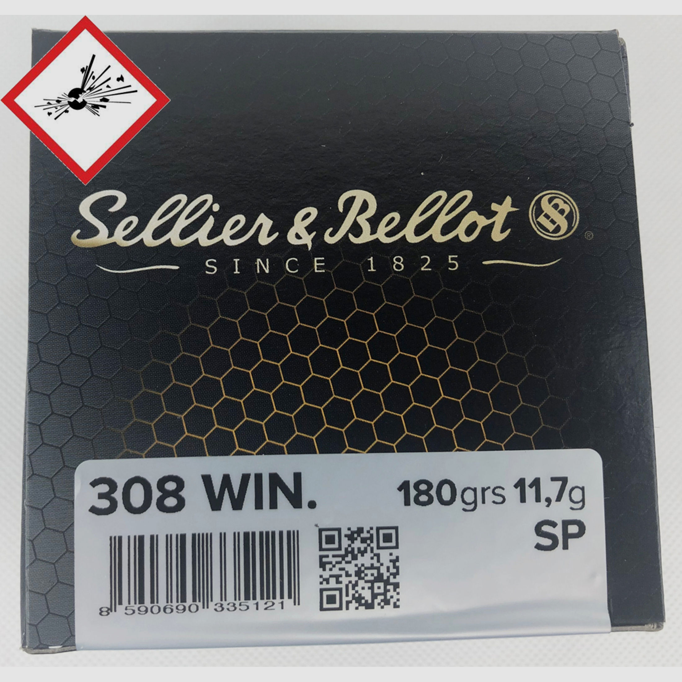 Sellier & Bellot Büchsenpatrone Kal. .308Win SP 180grs
