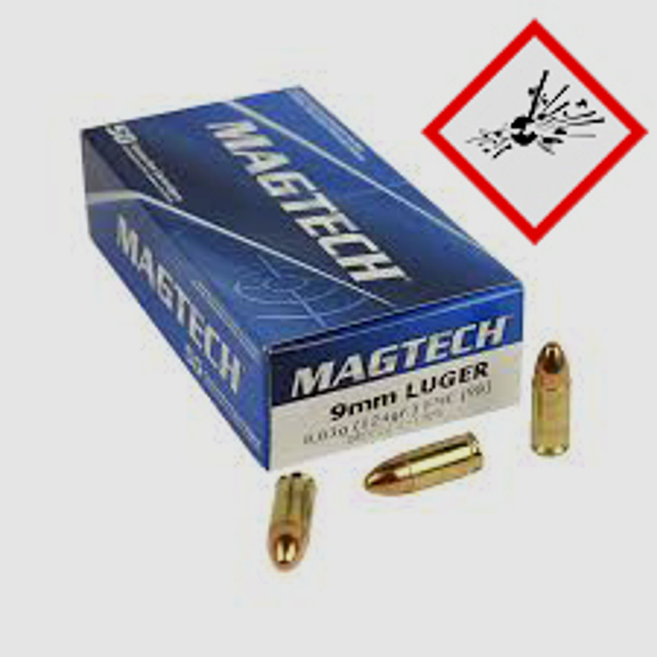Magtech Pistolenpatrone 9mm Luger FMJ 124grs