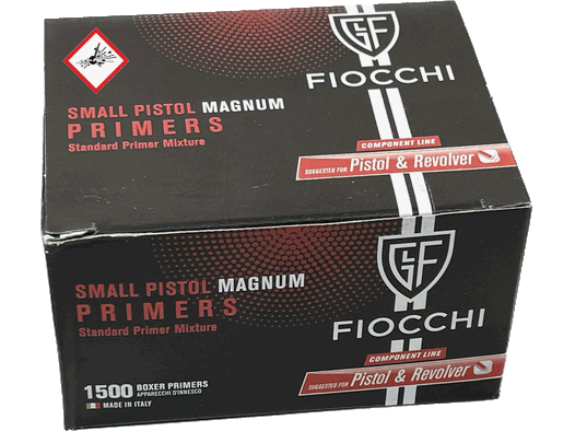Fiocchi Zündhütchen Small Pistol Magnum 1500 Stück