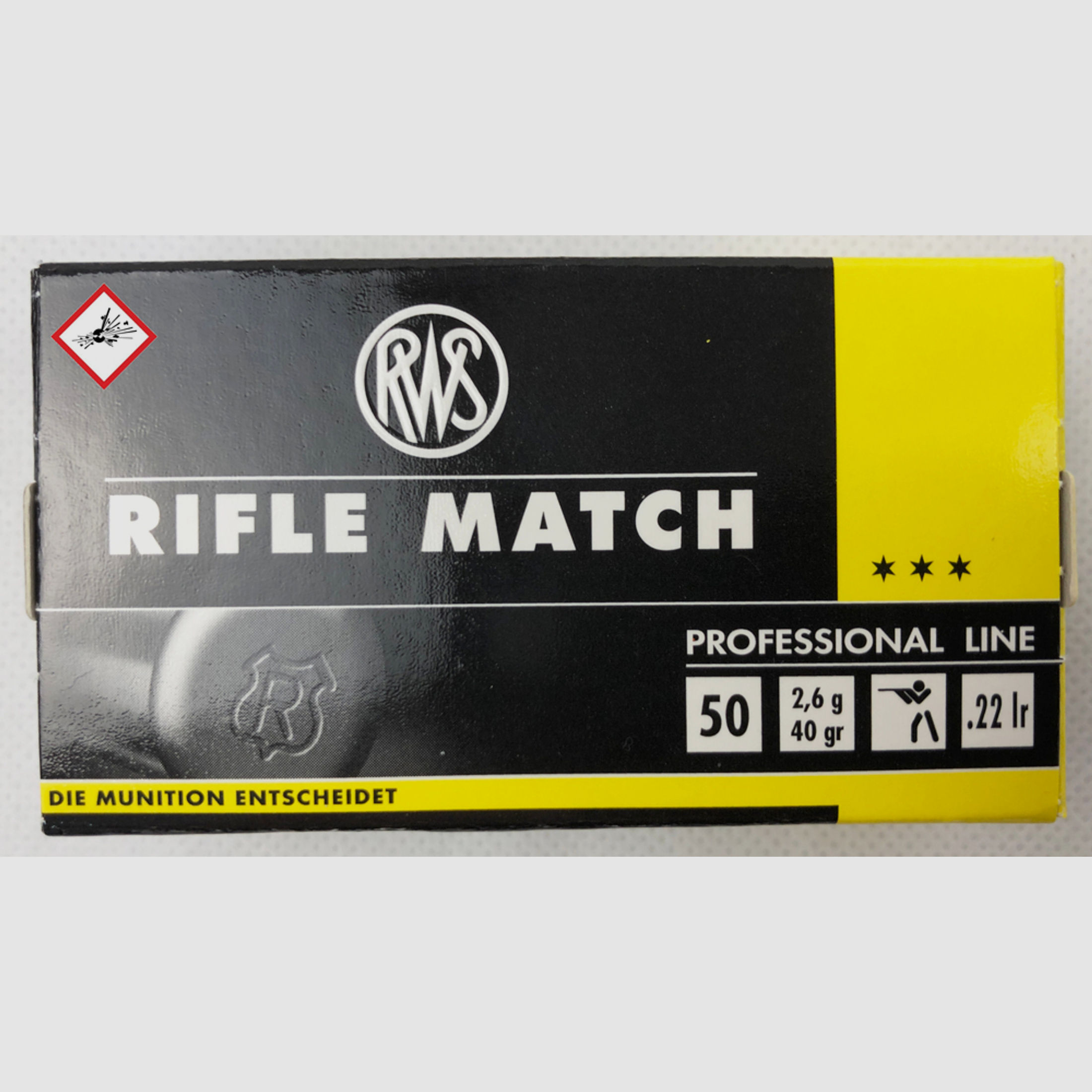 RWS Kleinkaliberpatrone Rifle Match .22lr