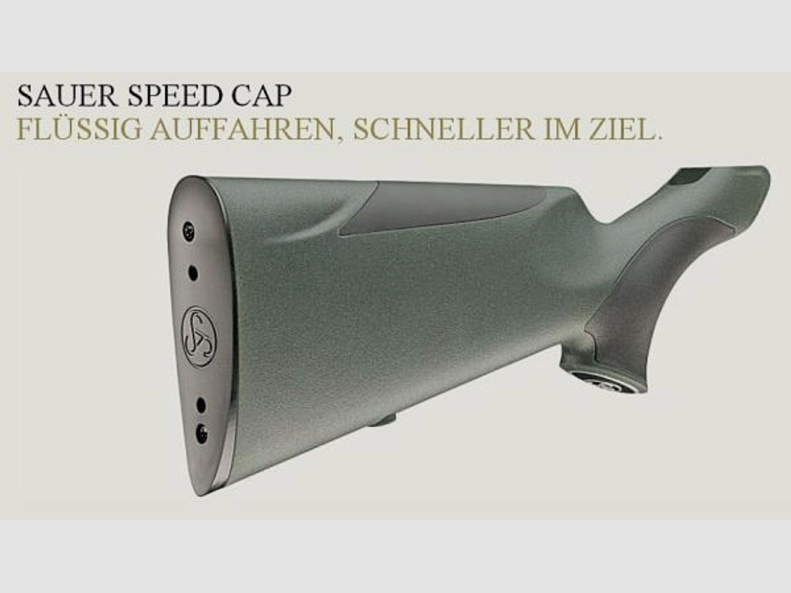 SAUER Schaftzubehör Schaftkappe 5mm 'Speed Cap' f. 100/101/303/505  LOP=35,5cm