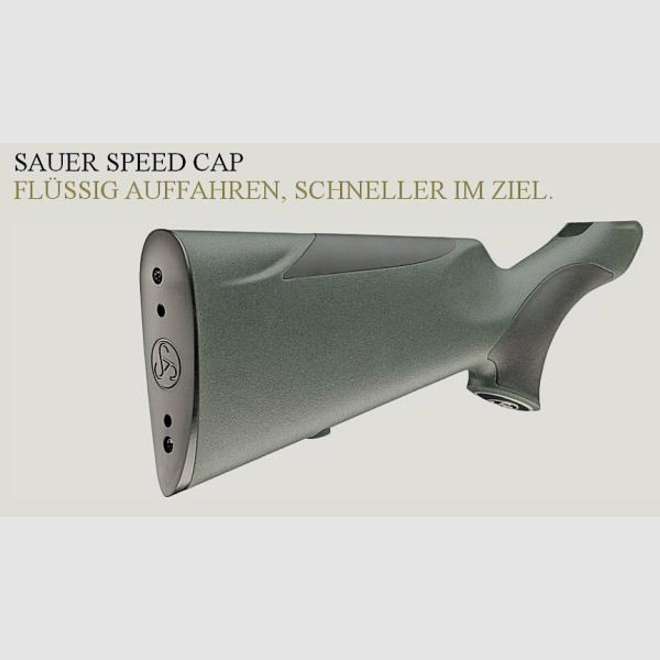 SAUER Schaftzubehör Schaftkappe 5mm 'Speed Cap' f. 100/101/303/505  LOP=35,5cm