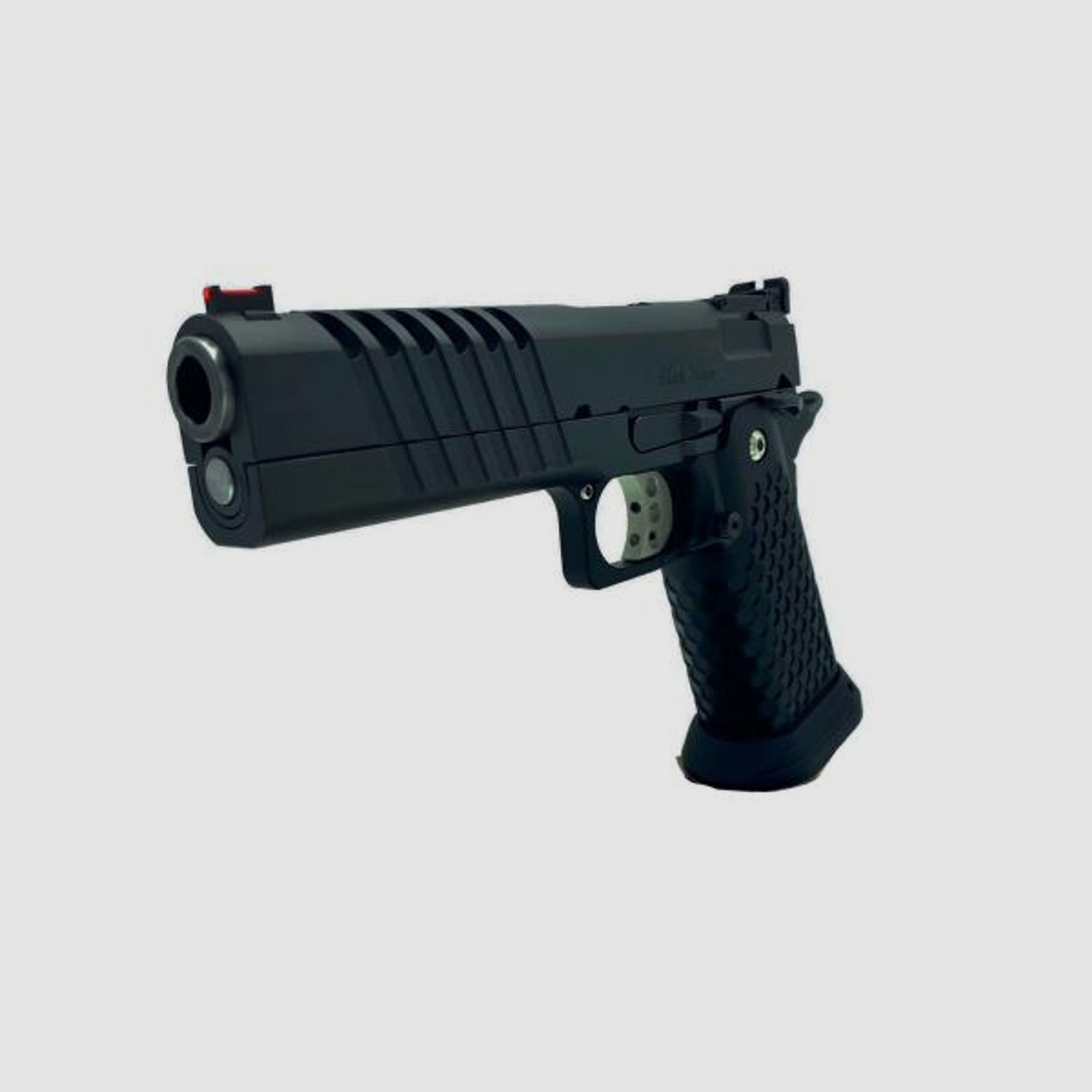 STP by Prommersberger Pistole Mod. Black Major 5.0 -5' .45Auto    Hex-Grip