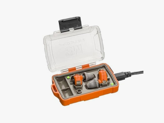 PELTOR Gehörschutz Ohrenstöpsel EEP-100 orange 35 dB - aktiv,  Akku ladbar