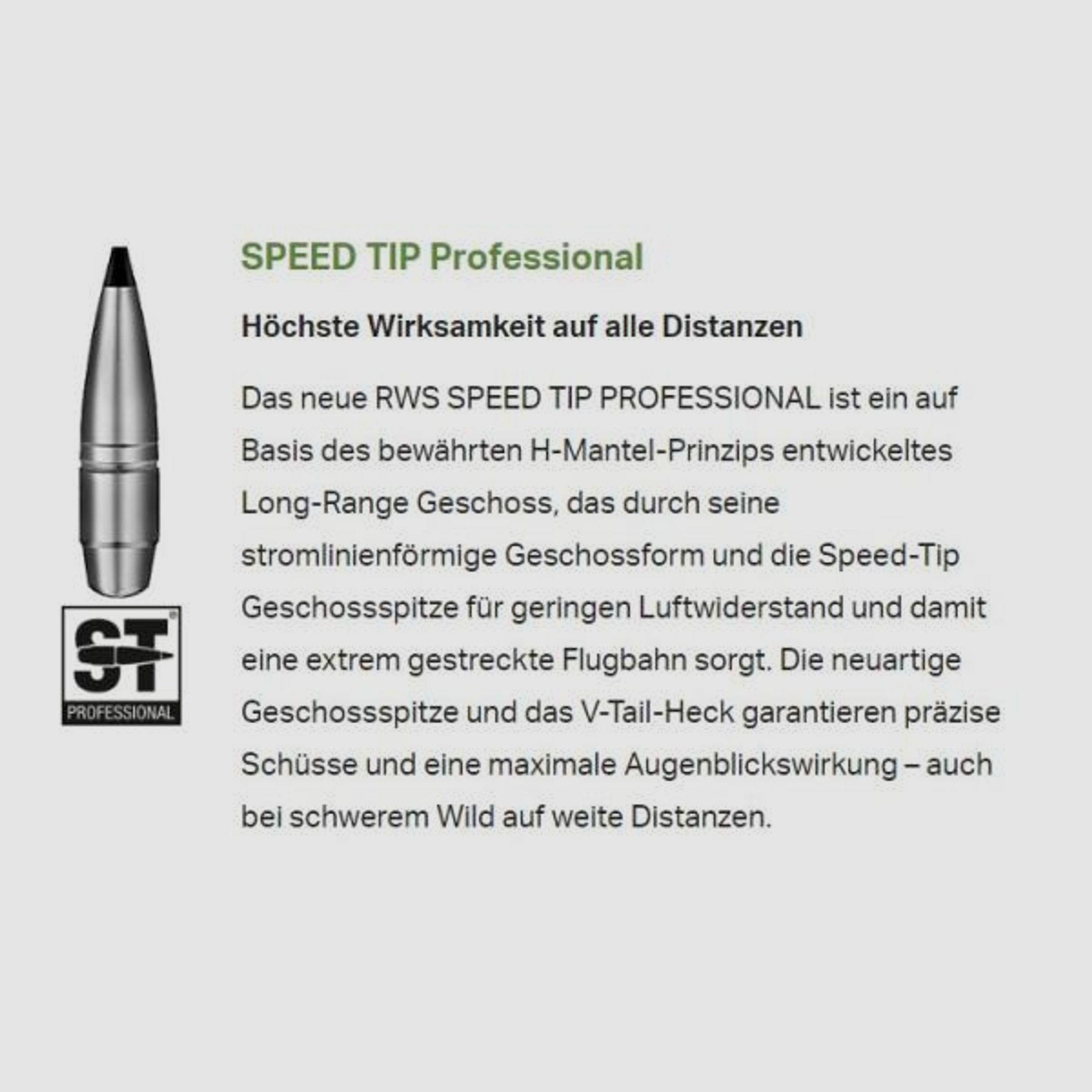 RWS Kugelpatronen 7x64 Speed Tip Pro 20 Stk   9,7g/150grs