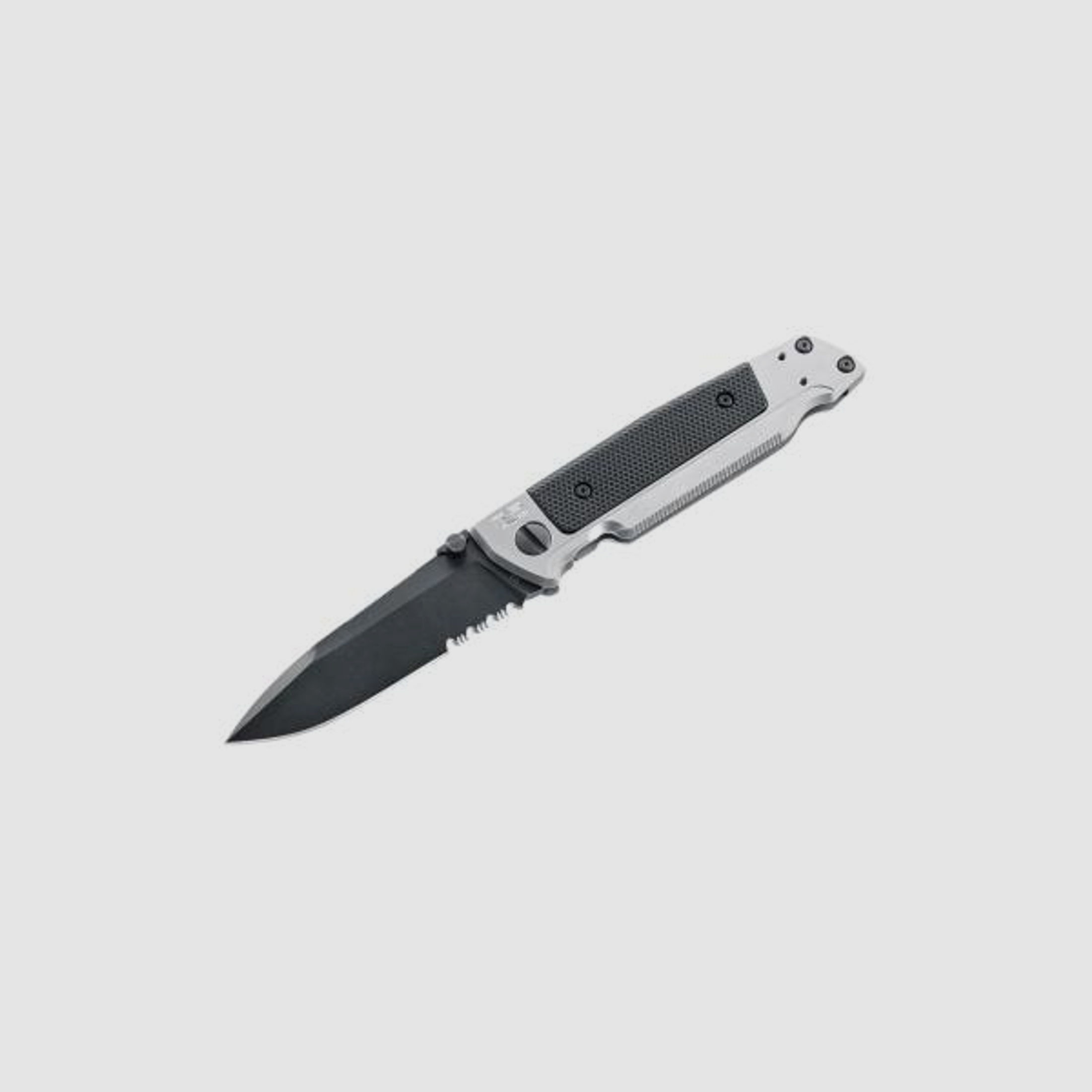 WALTHER Einhandmesser Q5 SteelFrame Folder /satin-bl 9,0cm   D2-Stahl  -serrated