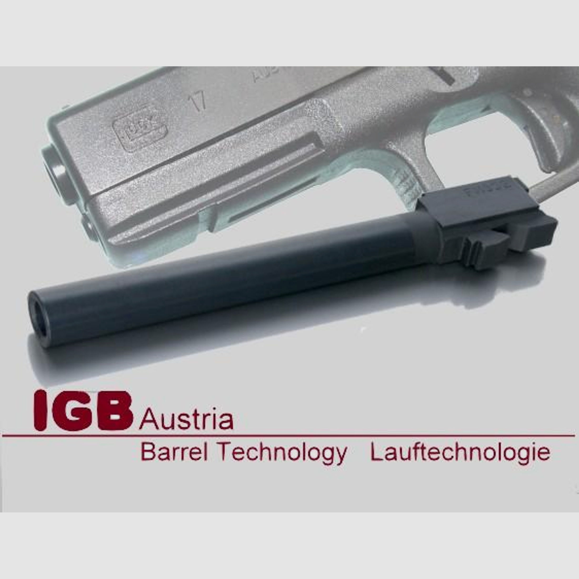 I G B Lauf f. Kurzwaffe f. GLOCK -orig.Wechselläufe 9mmLuger  aus G22/31  Gen3&4
