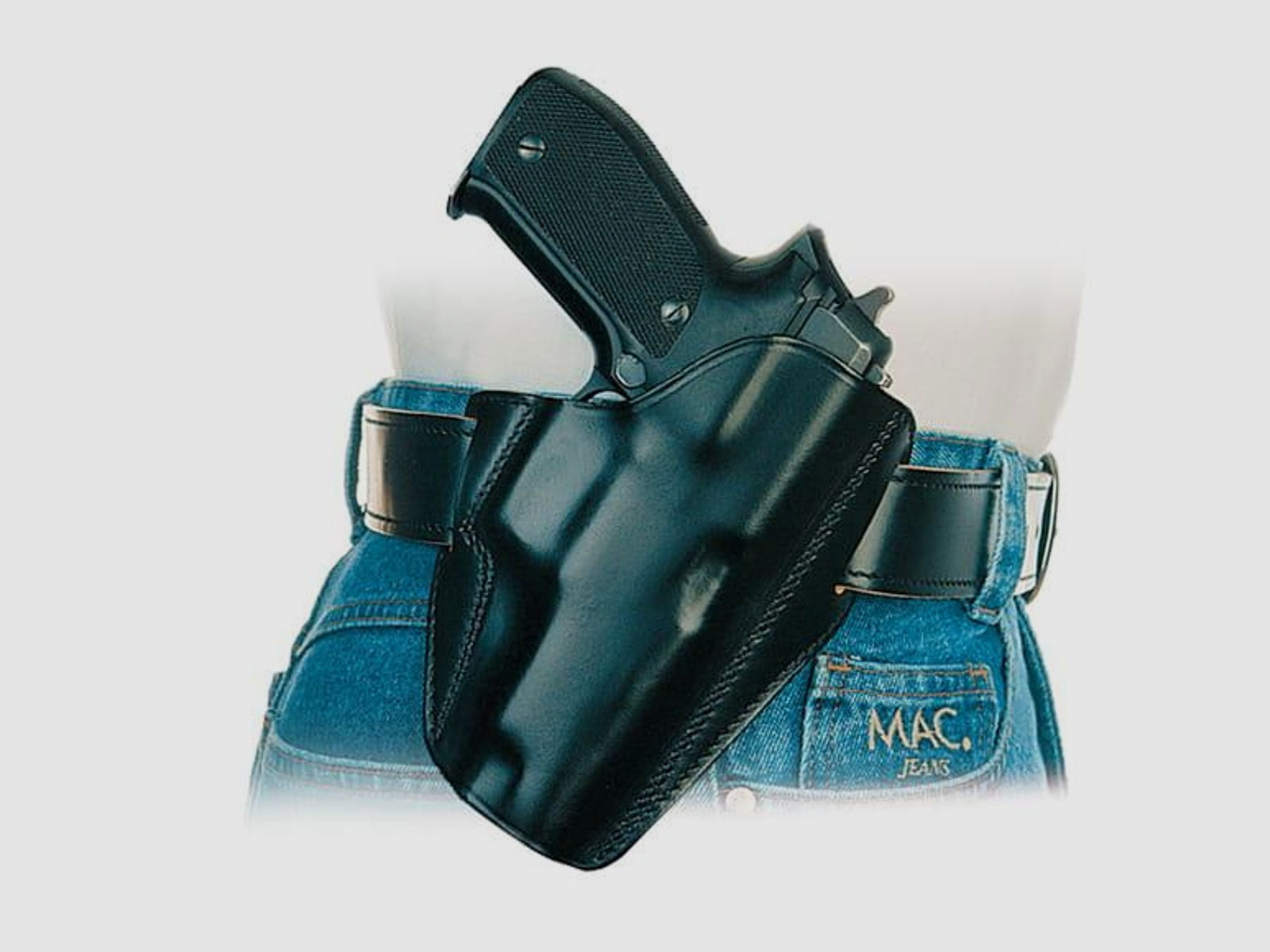 SICKINGER Holster (Leder) f. Colt 1911 A1 5'' 63418  -FBI Lightning braun