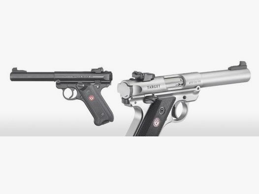 RUGER KK-Pistole Mod. Mark IV Target -5,5' .22lr    blued -schwarz
