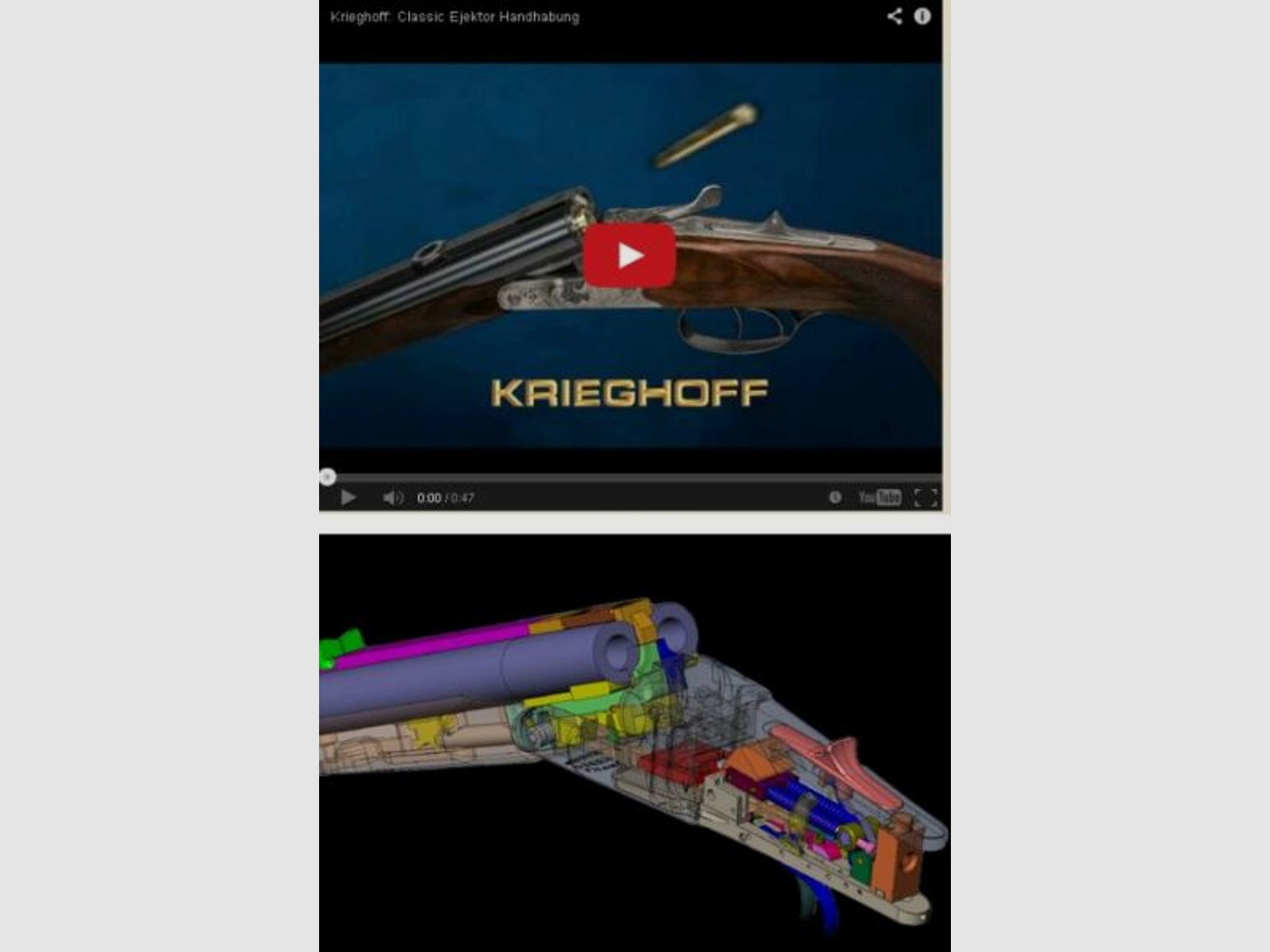 KRIEGHOFF Mehrpreis für Neuwaffe Option: Ejektoren IES f. Classic