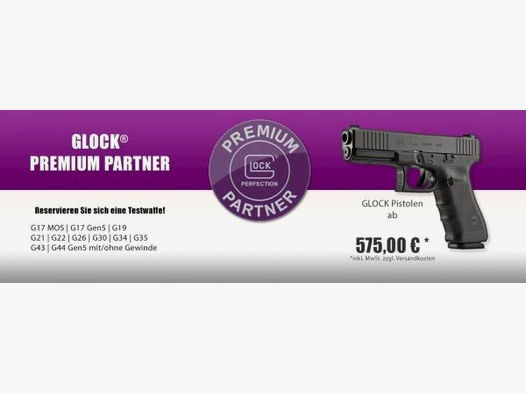 GLOCK KK-Pistole Mod. 44 Gen5 TESTWAFFE .22lr    mit Gewindelauf