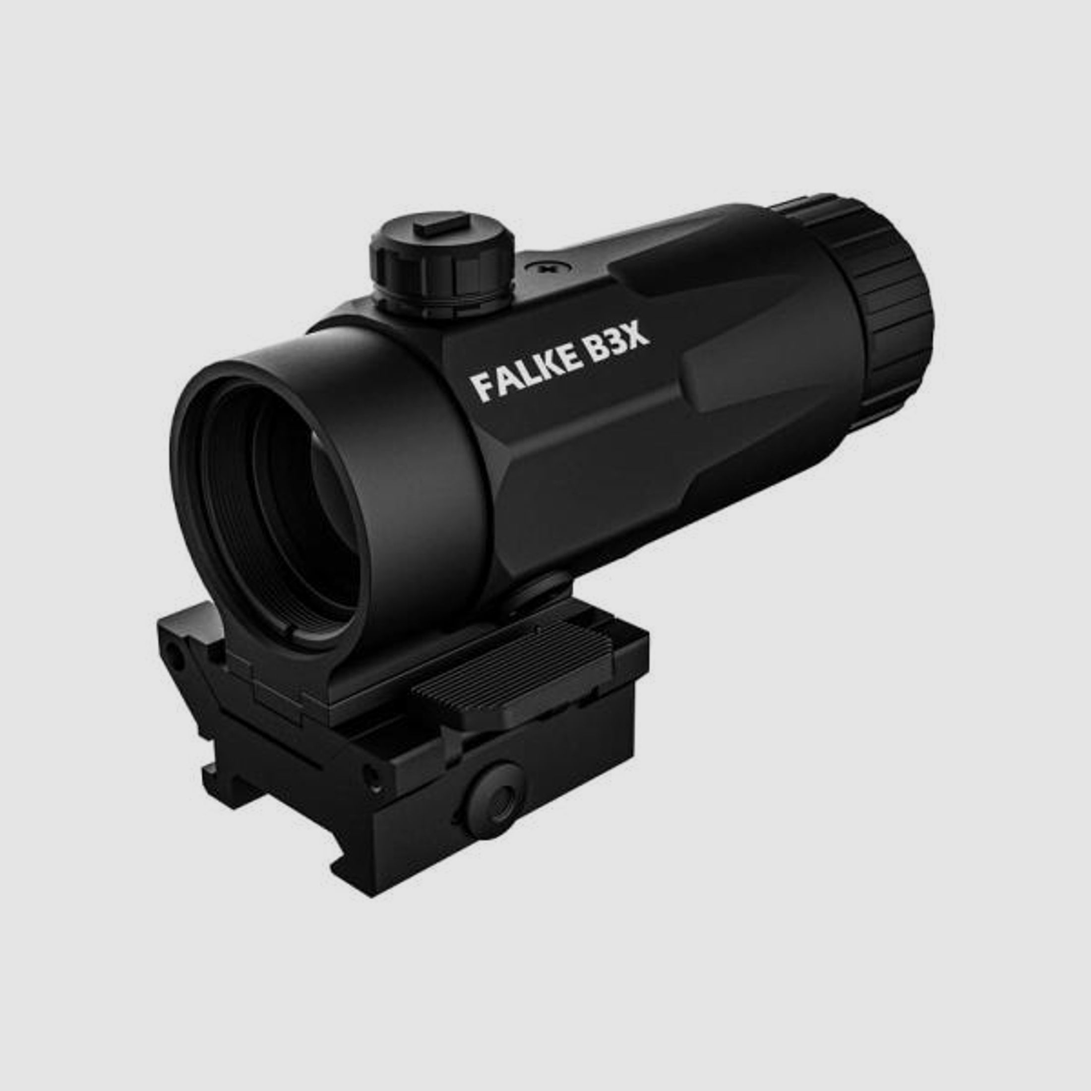 FALKE Optik Leuchtpunktvisier B3xLE Magnifier 3-fach-Booster m. Picatinny-Montage