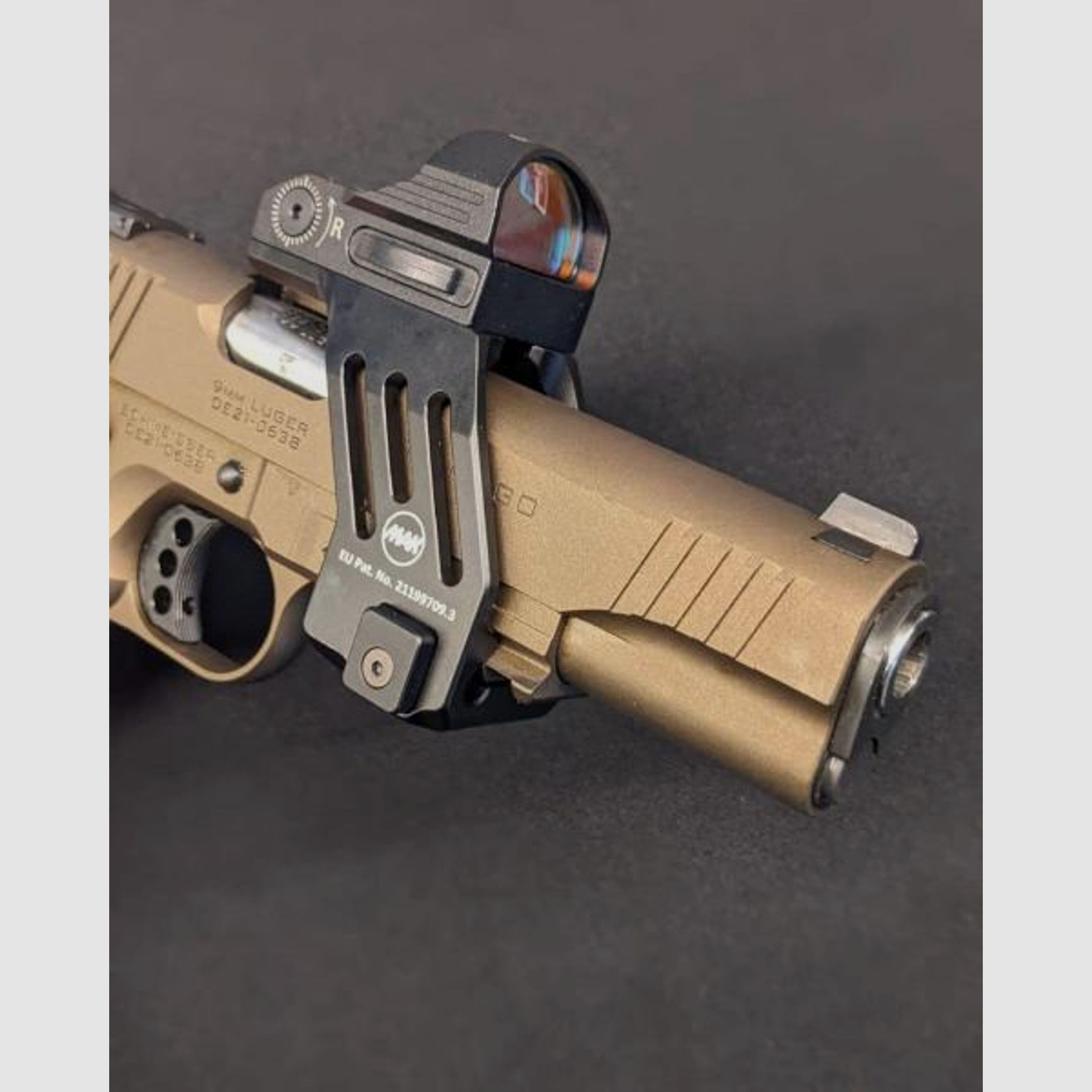 SCHMEISSER Pistole Mod. 1911 -5' Range Ready Set 9mmLuger inkl. MAK Dot & Mount